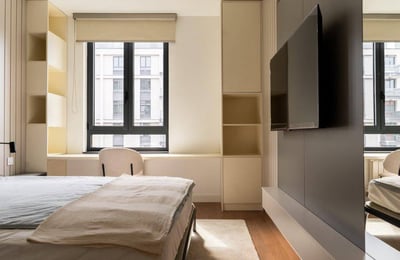 Alquiler de un apartamento completamente nuevo de dos habitaciones en un complejo residencial premium, 55 m², Belgrado, Belgrade Waterfront, Serbia